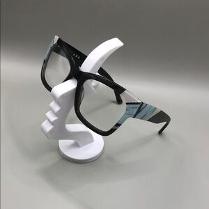 L.A.M.B. by Gwen Stefani LA061 Lamb Eyeglasses Square Cat Eye Frame Colorblock